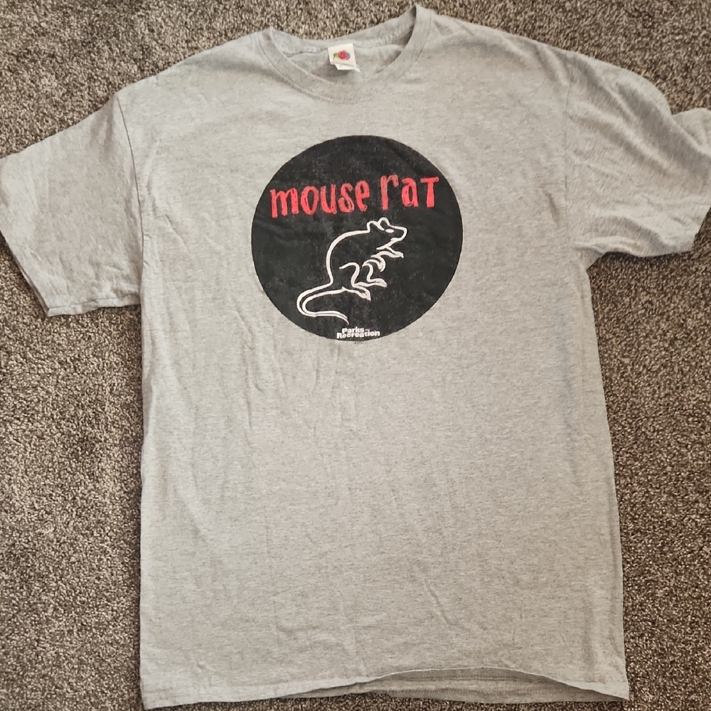 Parks And Rec MouseRat - Short Sleeve Tee - Size Medium